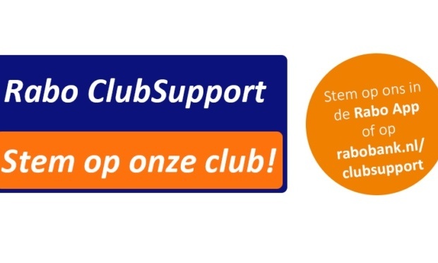 Ook wij doen mee met Rabo clubsupport