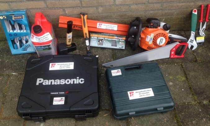 Nieuw gereedschap voor de vrijwilligers